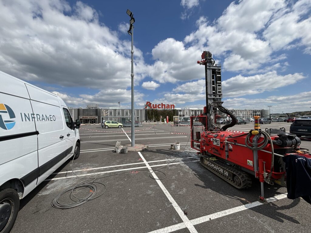 Études géotechniques préliminaires G2 AVP pour évaluer la faisabilité des installations