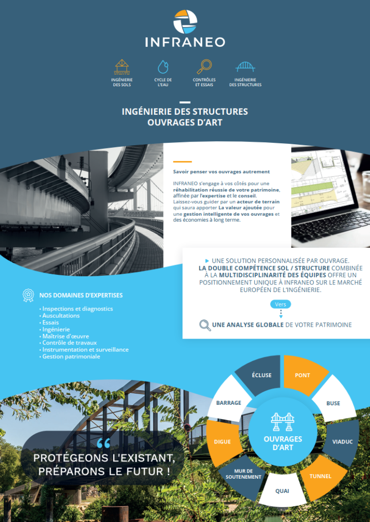 Plaquette ingénierie des structures - ouvrage d'art