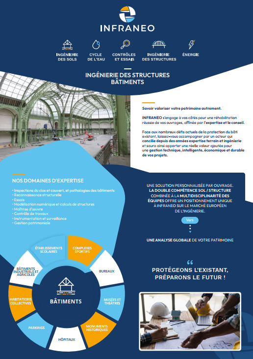 INGÉNIERIE DES STRUCTURES BÂTIMENTS - infraneo